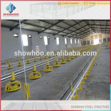 automatic steel structure poultry farm A type layer chicken shed poultry farming for sale